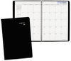 A Picture of product AAG-G47000 AT-A-GLANCE® DayMinder® Monthly Planner Ruled Blocks, 12 x 8, Black Cover, 14-Month: Dec 2024 to Jan 2026