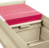 A Picture of product HON-212PL HON® 210 Series Vertical File 2 Letter-Size Drawers, Putty, 15" x 28.5" 29"