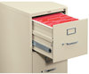 A Picture of product HON-212PL HON® 210 Series Vertical File 2 Letter-Size Drawers, Putty, 15" x 28.5" 29"