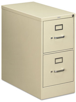 HON® 210 Series Vertical File 2 Letter-Size Drawers, Putty, 15" x 28.5" 29"