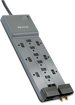 Belkin® Professional Series SurgeMaster Surge Protector,  12 Outlets, 10 ft Cord