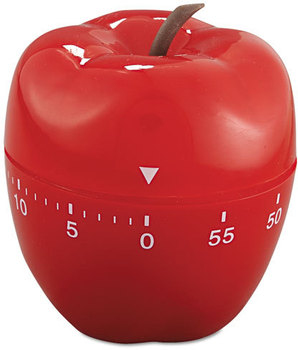 Baumgartens Shaped Timer,  4" dia., Red Apple