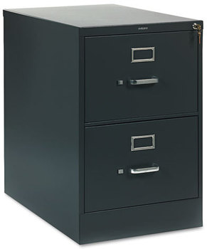 HON® 310 Series Vertical File 2 Legal-Size Drawers, Charcoal, 18.25" x 26.5" 29"