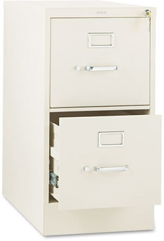 HON® 310 Series Vertical File 2 Letter-Size Drawers, Putty, 15" x 26.5" 29"