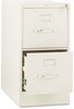 A Picture of product HON-312PL HON® 310 Series Vertical File 2 Letter-Size Drawers, Putty, 15" x 26.5" 29"