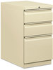 A Picture of product HON-33723RL HON® Brigade® Mobile Pedestal with Pencil Tray Insert Left/Right, 3-Drawers: Box/Box/File, Letter, Putty, 15" x 22.88" 28"