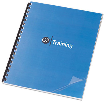Swingline™ GBC® Clear View™ Presentation Covers for Binding Systems,  11 x 8-1/2, Clear, 100/Box