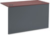 A Picture of product HON-38216LNS HON® 38000 Series™ Return Pedestal Flush Left, 48w x 24d 29.5h, Mahogany/Charcoal
