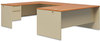 A Picture of product HON-38293RCL HON® 38000 Series™ Single Pedestal Desk Right 72" x 36" 29.5", Harvest/Putty