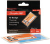A Picture of product GBC-56005 Swingline™ GBC® UltraClear™ Thermal Laminating Pouch,  ID Badge, 5mil, 2 5/8 x 3 7/8, 100/Pack
