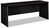 A Picture of product HON-38925NS HON® 38000 Series™ Credenza Shell Desk 72w x 24d 29.5h, Mahogany/Charcoal