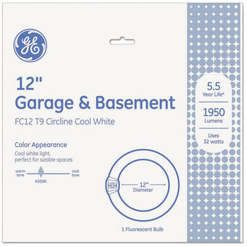GE T9 Circline Garage & Basement Fluorescent Bulb,