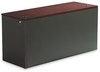 A Picture of product HON-38944LNS HON® 38000 Series™ Return Shell Left, 48w x 24d 29.5h, Mahogany/Charcoal