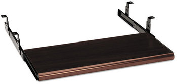 HON® Slide-Away Keyboard Platform Laminate, 21.5w x 10d, Mahogany