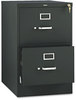 A Picture of product HON-512CPP HON® 510 Series Vertical File 2 Legal-Size Drawers, Black, 18.25" x 25" 29"