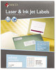 A Picture of product MAC-ML3000 MACO® White Laser/Inkjet Shipping & Address Labels,  1 x 2 5/8, 3000/Box