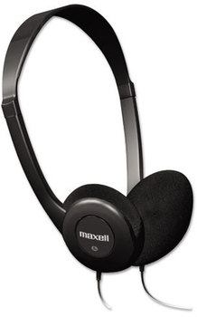 Maxell® HP-100 Headphones,  Black