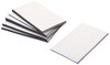 A Picture of product BAU-66200 Baumgartens Business Card Magnets,  3 1/2 x 2, White, Adhesive Coated, 25/Pack