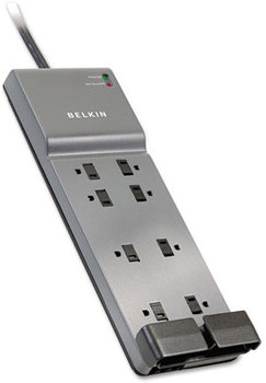 Belkin® Office Series SurgeMaster Surge Protector,  8 Outlets, 6 ft Cord, 3390 Joules