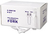 A Picture of product GEN-MWFIW GEN Wrapped Cutlery,  6 1/4", Fork, White, 1000/Carton