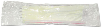 GEN Wrapped Cutlery Kit,  Spork/Straw/Napkin, 5.25", White, 1000/Carton
