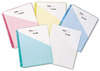 A Picture of product AVE-75254 Avery® Binder Pockets 3-Hole Punched, 9.25 x 11, Assorted Colors, 5/Pack