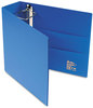 A Picture of product AVE-79883 Avery® Heavy-Duty Non-View Binder with DuraHinge® and One Touch EZD® Rings Locking 3 3" Capacity, 11 x 8.5, Blue