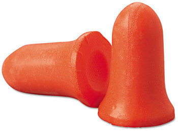 Howard Leight® by Honeywell MAX® Single-Use Earplugs,  Cordless, 33NRR, Coral, LS 500 Refill