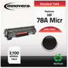 A Picture of product IVR-E278AM Innovera® E278AM MICR Toner Remanufactured Black Replacement for 78AM (CE278AM), 2,100 Page-Yield, Ships in 1-3 Business Days