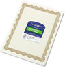 A Picture of product GEO-39451 Geographics® Award Certificates,  8-1/2 x 11, Optima Gold Border, 25/Pack