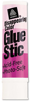 Avery® Permanent Glue Stics,  Purple Application, .26 oz, Stick