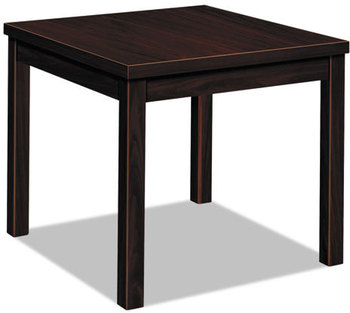 HON® Laminate Occasional Tables Table, Square, 24w x 24d 20h, Mahogany