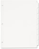 A Picture of product AVE-11507 Avery® Write & Erase Plain-Tab Paper Dividers and 8-Tab, 11 x 8.5, White, 24 Sets