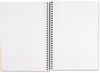 A Picture of product MEA-06180 Five Star® Wirebound Notebook,  College Rule, 6 x 9 1/2, White, 2 Subject, 100 Sheets