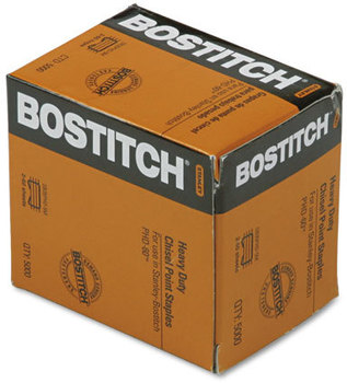 Bostitch® Heavy-Duty Premium Staples,  3/8" Leg Length, 5000/Box