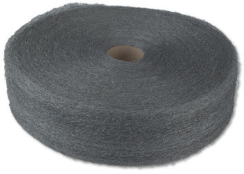 GMT Industrial-Quality Steel Wool Reel,  #1 Medium, 5-lb Reel, 6/Carton