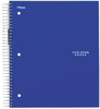 A Picture of product MEA-06208 Five Star® Wirebound Notebook,  College Rule, 8 1/2 x 11, White, 5 Subject, 200 Sheets