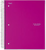 A Picture of product MEA-06208 Five Star® Wirebound Notebook,  College Rule, 8 1/2 x 11, White, 5 Subject, 200 Sheets