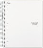 A Picture of product MEA-06208 Five Star® Wirebound Notebook,  College Rule, 8 1/2 x 11, White, 5 Subject, 200 Sheets