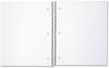 A Picture of product MEA-06546 Mead® DuraPress® Cover Notebook,  College Rule, 8 1/2 x 11, White, 100 Sheets