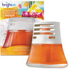 A Picture of product BRI-900021 BRIGHT Air® Scented Oil™ Air Freshener,  Hawaiian Blossoms and Papaya, Orange, 2.5oz, 6/Carton