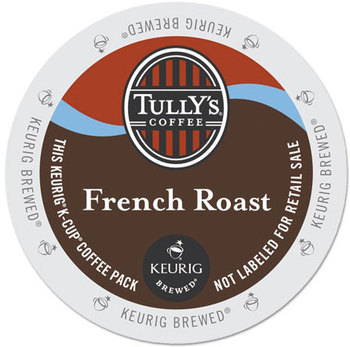 Tully's Coffee® French Roast Coffee K-Cups®,  96/Carton