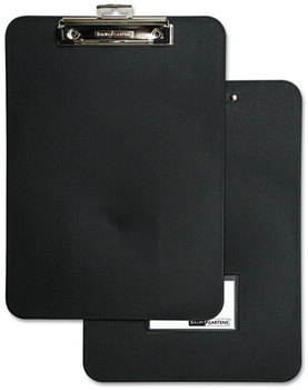 Baumgartens Mobile OPS™ Unbreakable Recycled Clipboard,  1/2" Capacity, 8 1/2 x 11, Black
