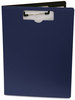 A Picture of product BAU-61633 Baumgartens Mobile OPS™ Portfolio Clipboard with Low-Profile Clip,  1/2" Capacity, 8 1/2 x 11, Blue