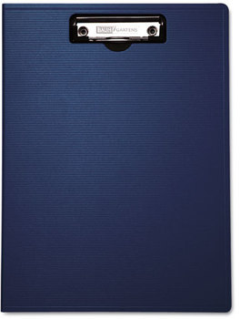 Baumgartens Mobile OPS™ Portfolio Clipboard with Low-Profile Clip,  1/2" Capacity, 8 1/2 x 11, Blue