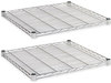 A Picture of product ALE-SW584818SR Alera® Extra Wire Shelves Industrial Shelving 48w x 18d, Silver, 2 Shelves/Carton