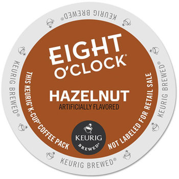 Eight O'Clock Hazelnut Coffee K-Cups®,  96/Carton