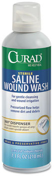 Curad® Sterile Saline Wound Wash,  7.1 oz Bottle