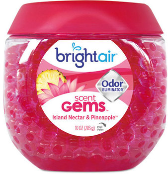BRIGHT Air® Scent Gems™ Odor Eliminator,  Island Nectar and Pineapple, Pink, 10 oz