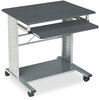 A Picture of product MLN-945ANT Mayline® Empire Mobile PC Cart,  29-3/4w x 23-1/2d x 29-3/4h, Anthracite